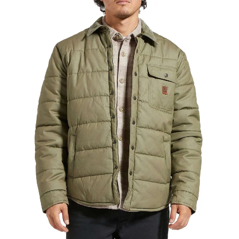 Brixton Cass Waxed Canvas Jacket - Olive Surplus