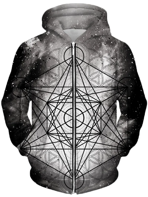 Metatronic Unisex Zip-Up Hoodie