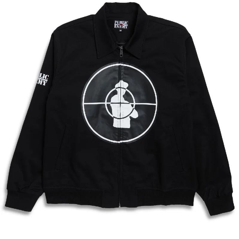 Lakai x Public Enemy Sniper Logo Jacket - Black