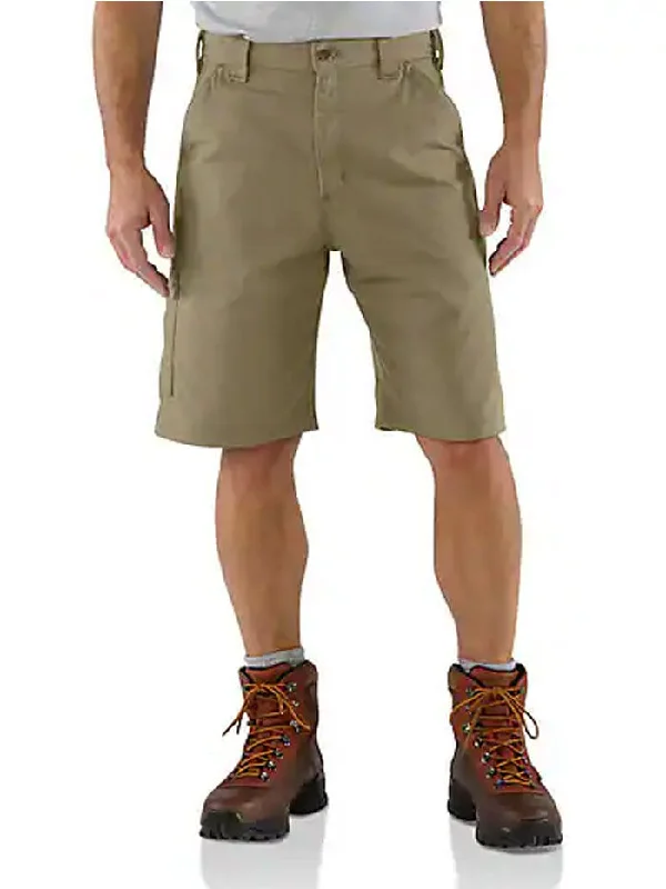 Carhartt B147-DKH Mens Loose Fit Canvas Utility Work Short Dark Khaki