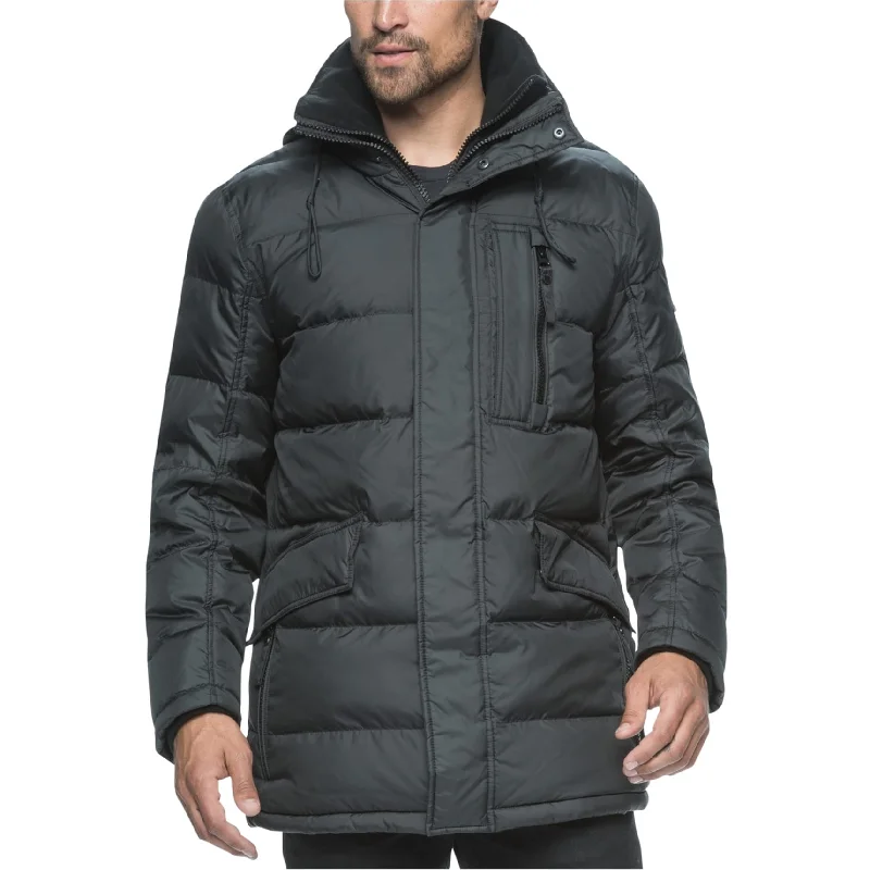 Marc New York Mens Mashpee Puffer Coat, Black, Small