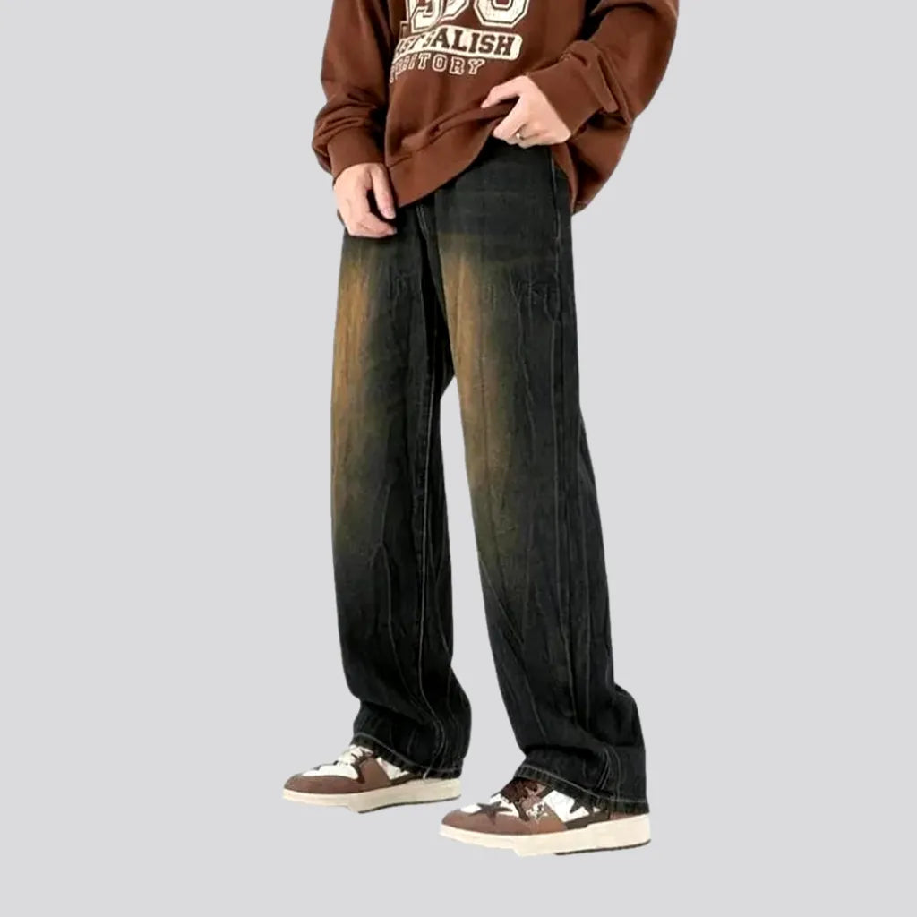 Baggy retro jeans
 for men