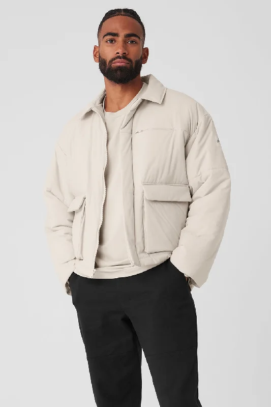 Voyage Utility Cargo Jacket - Bone