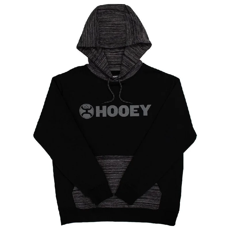 Lock Up Hooey Hoodie w/Logo - Black/Grey