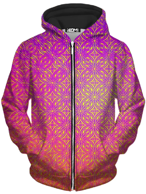 Psy Mosik Starburst Unisex Zip-Up Hoodie