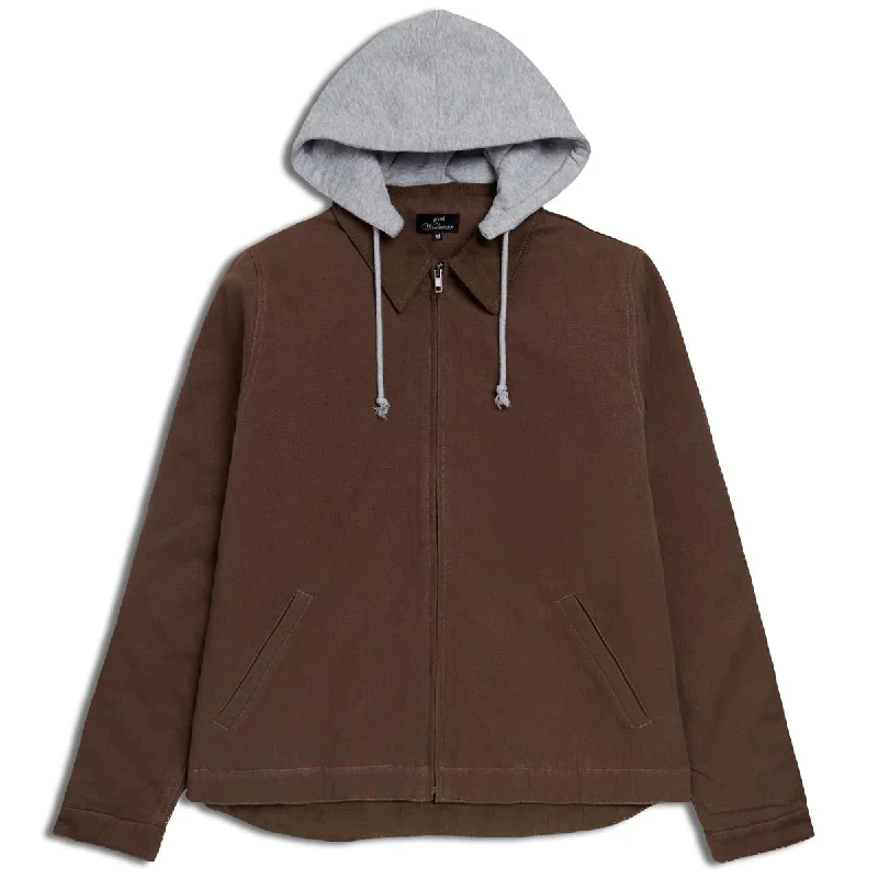 CCS Heavy Canvas Insulated Work Jacket - Brown