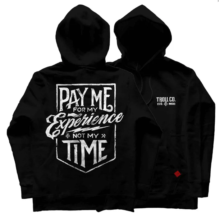 Pay Me Hoodie - Black