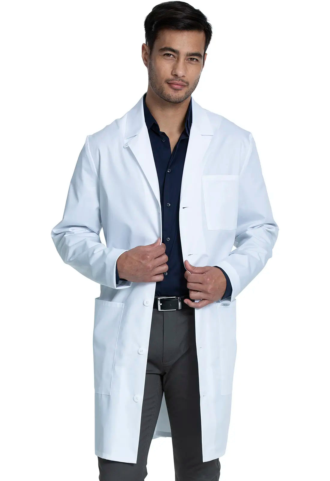 Cherokee Men's 38" Consultation Coat - White