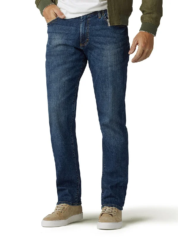 Lee 2015042 Mens Extreme Motion Straight Fit Tapered Leg Jean Maddox