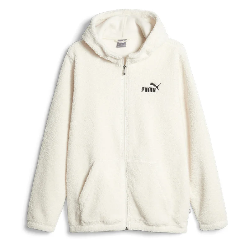 Essential Elevated Sherpa Full-Zip Hoodie