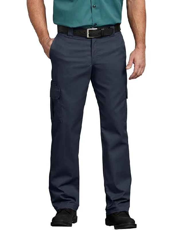 Dickies WP595DN Mens FLEX Regular Fit Straight Leg Cargo Pants Dark Navy