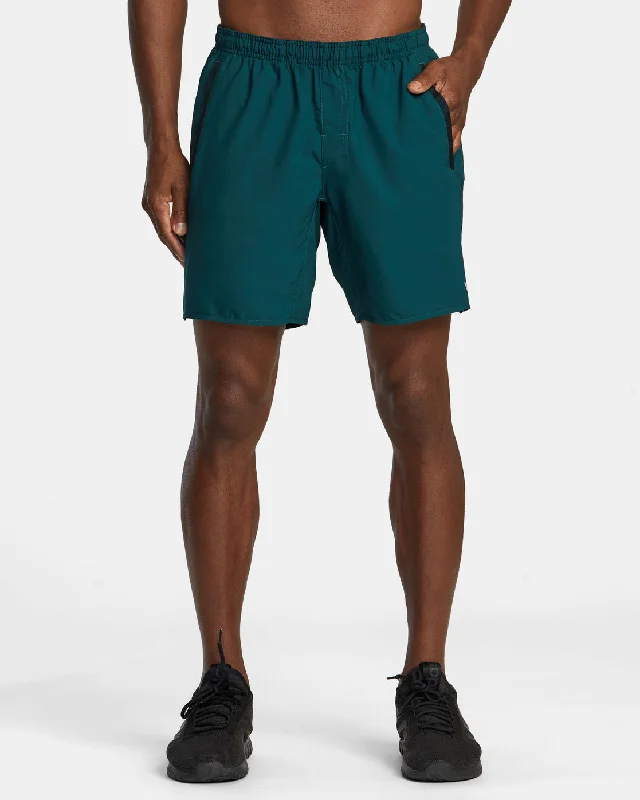 Yogger Stretch 17" Athletic Shorts - Deep Sea