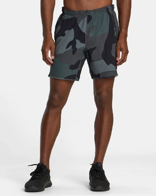 Yogger Stretch 17" Athletic Shorts - Big Camo