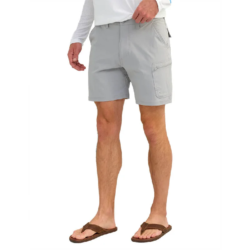 Huk NXTLVL 7-Inch Shorts - Overcast Grey