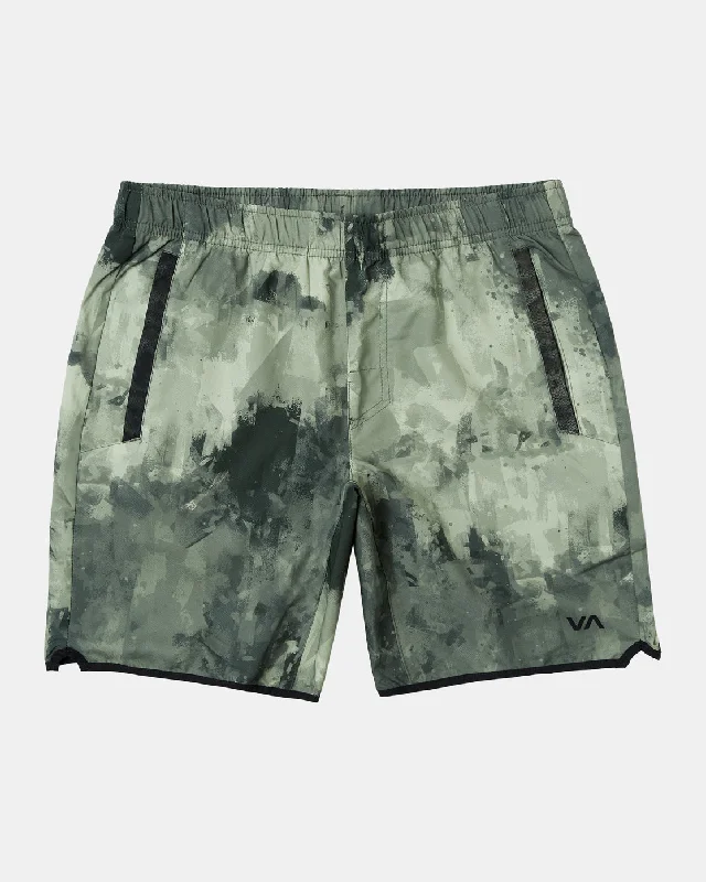 Yogger IV 17" Athletic Shorts - Green Camo Ii