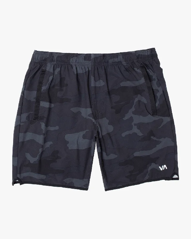 Yogger Stretch 17" Athletic Shorts - Camo