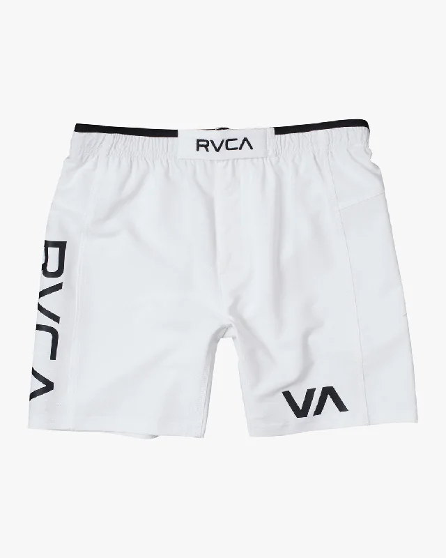 17" Grappler Shorts - White