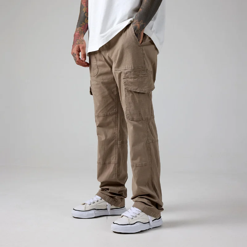 Contrast Cargo Pant | Taupe