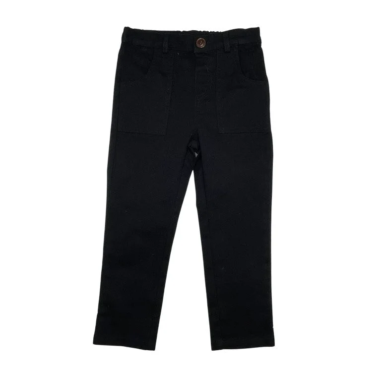 pants solid - black