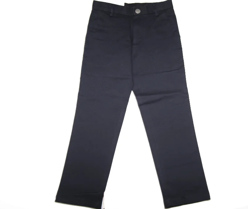 pants husky slim fit cotton stretch - navy