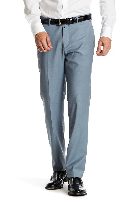 Merino Wool Trousers- Sky Blue