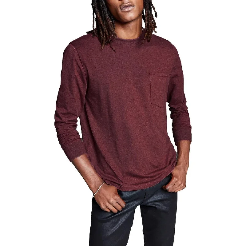 And Now This Men's Pocket Long Sleeve T-Shirt Red