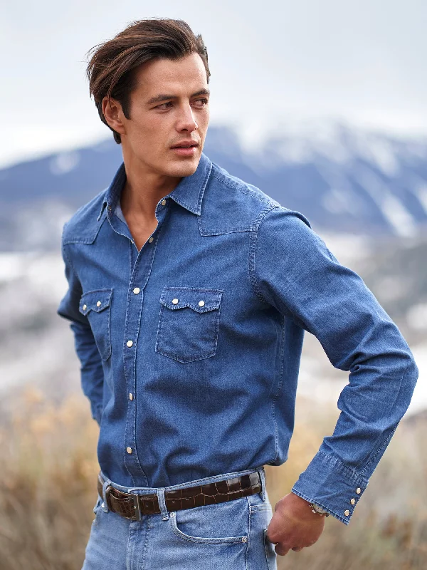 Lenzo Western Denim Shirt