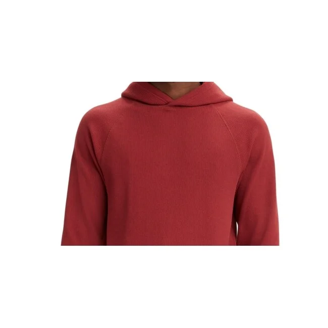 Levi's Men's Seasonal Relaxed Fit Hooded Thermal T Shirt Red Size Small