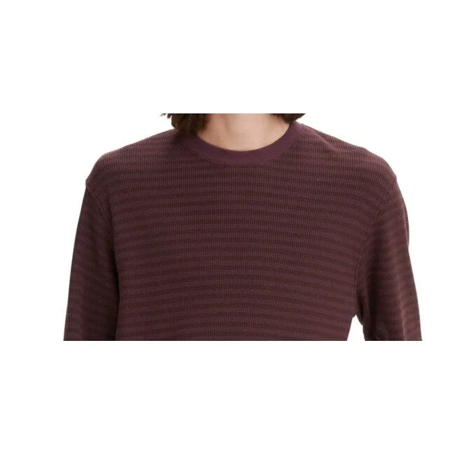 Levi's Men's Waffle Knit Thermal Long Sleeve T Shirt Brown Size Xx-Large