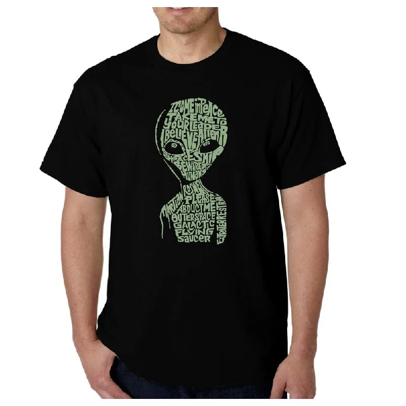 Men's Word Art T-shirt - Alien