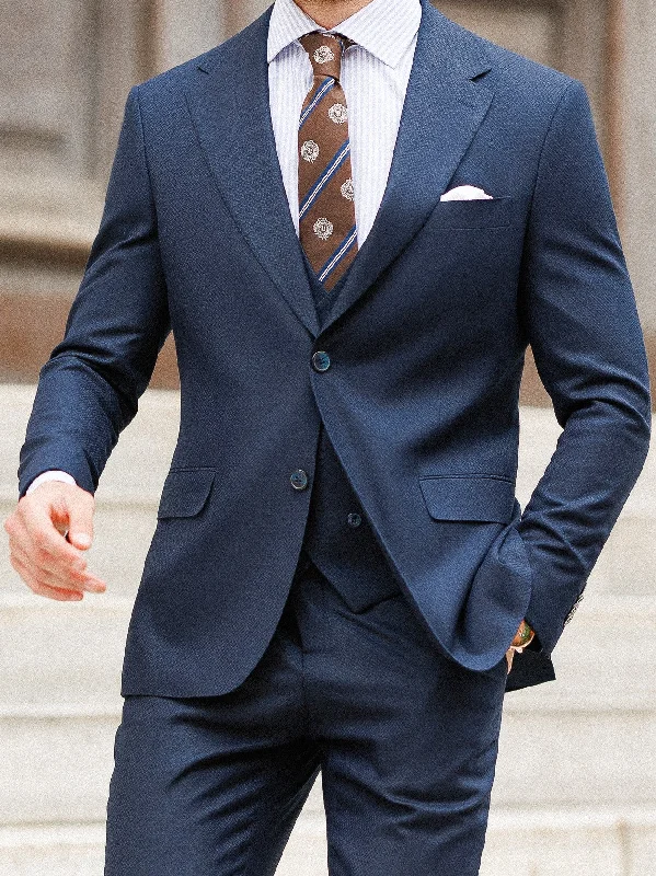 Navy Slim-Fit Suit 3-Piece