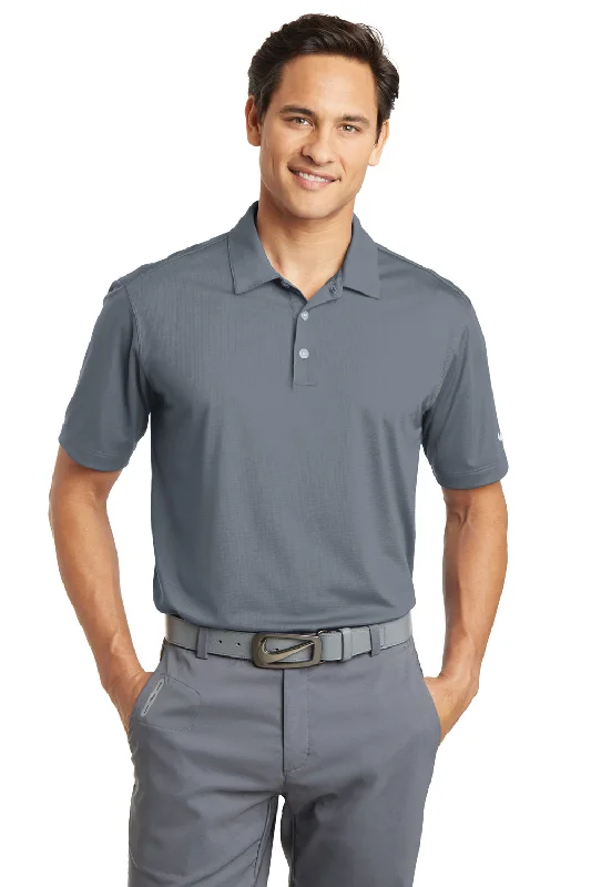 Nike Mens Dri-Fit Moisture Wicking Short Sleeve Polo Shirt - Cool Grey