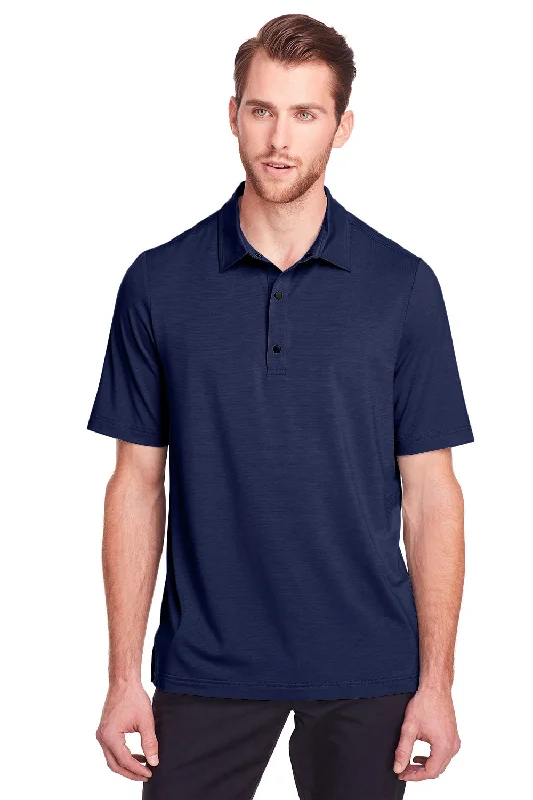 North End Mens Jaq Performance Moisture Wicking Short Sleeve Polo Shirt - Classic Navy Blue