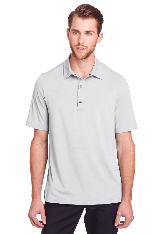 North End Mens Jaq Performance Moisture Wicking Short Sleeve Polo Shirt - Platinum Grey