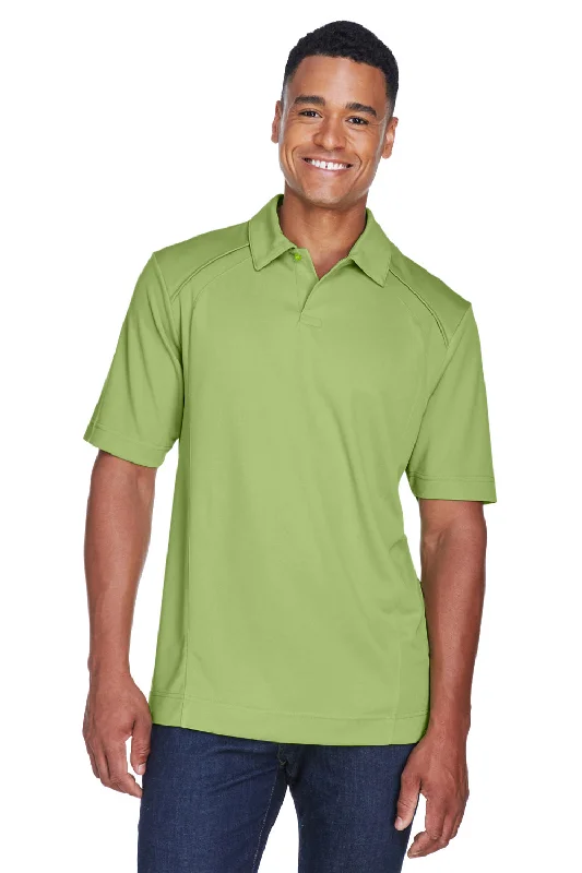 North End Mens Sport Red Performance Moisture Wicking Short Sleeve Polo Shirt - Cactus Green