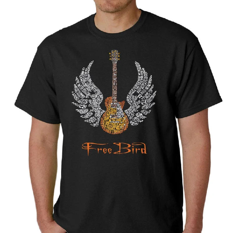 Skynyrd Men's Rock & Roll Freebird 'Lyric' T-shirt