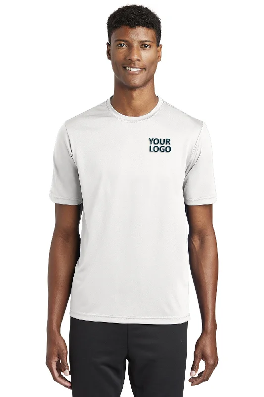 Sport-Tek PosiCharge Branded Tough Tee's, White