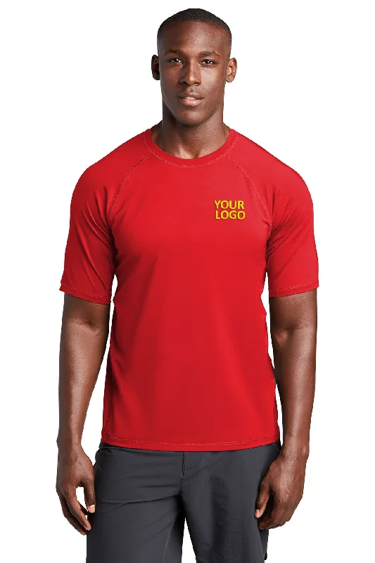 Sport-Tek Rashguard Branded Tee's, TRUE Red