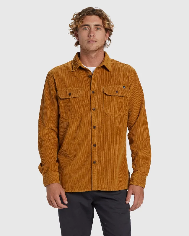 Mens Venture Long Sleeve Corduroy Shirt