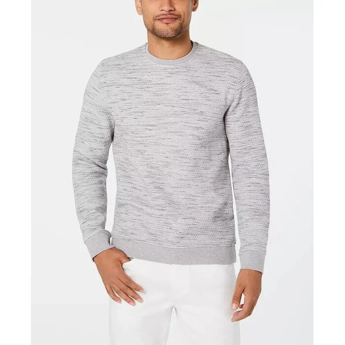 Alfani Men's Heathered Sweatshirt Grey Size X-Large