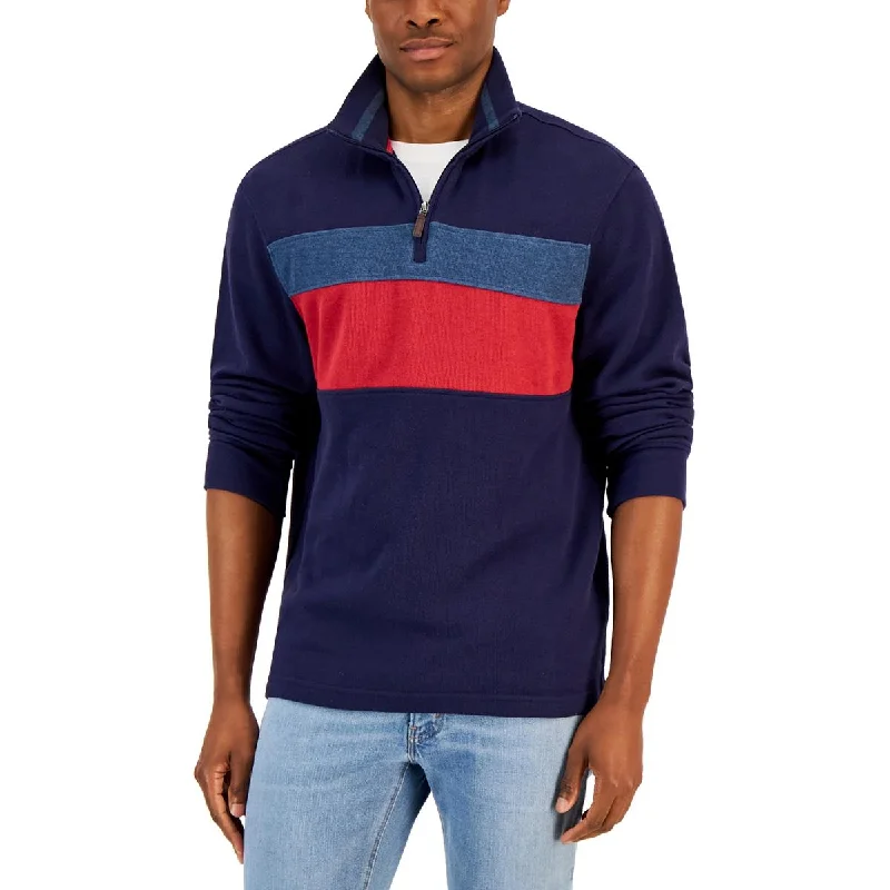 Club Room Mens Colorblock Pullover Sweater