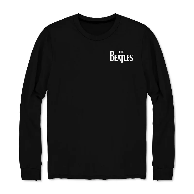 Hybrid Men's BeatlesLong-Sleeve Let It Be Band T-Shirt Black Size M