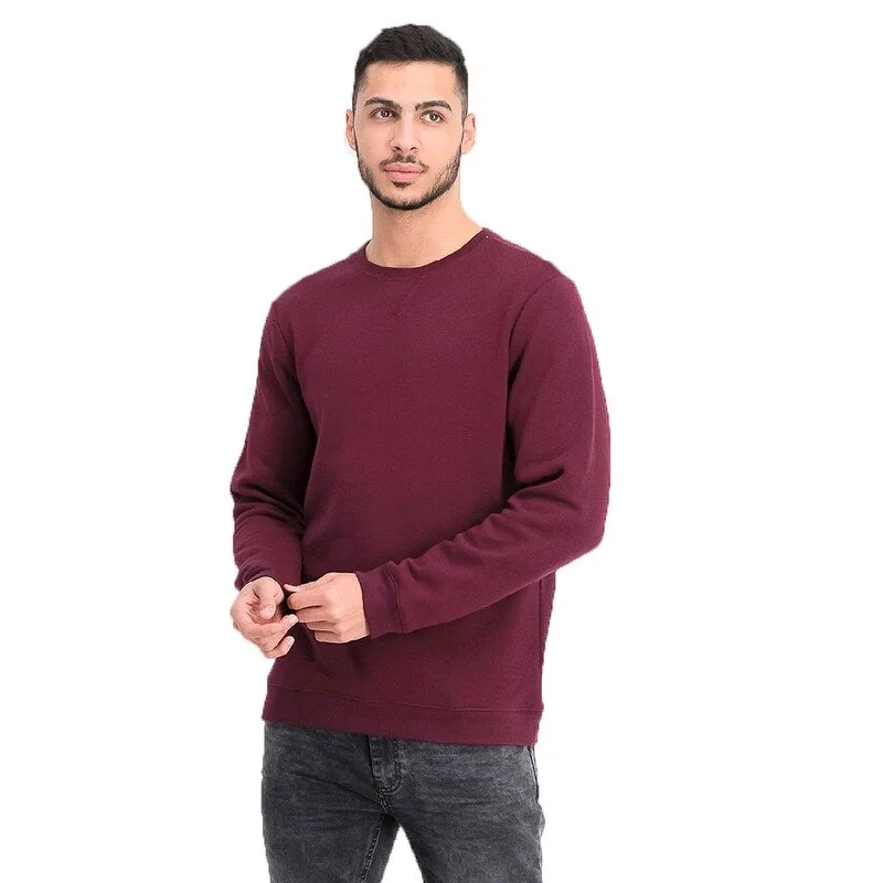 ID Ideology Men's Fleece Sweatshirt Wine Size Extra Large - XL