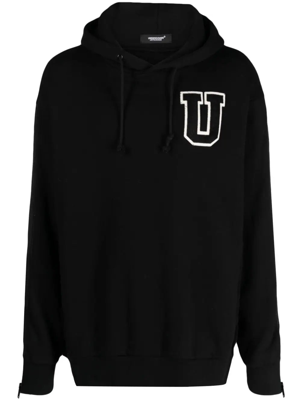 Logo-Patch Cotton Hoodie