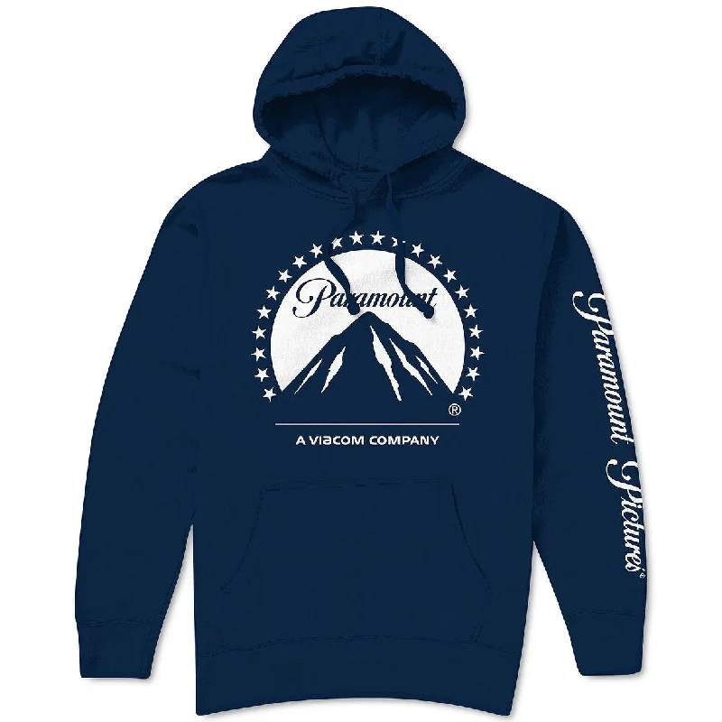 Paramount Logo Men's Hoodie Navy Size XX Large